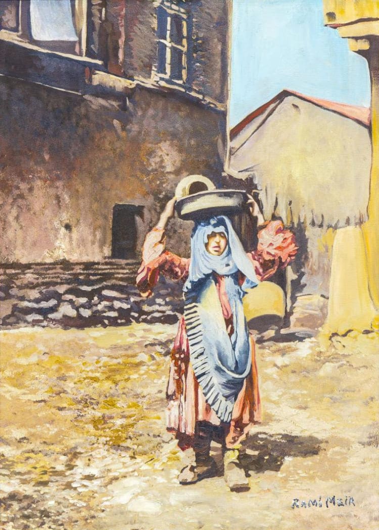 Картина Rami Meir – Горская Еврейка. Будни домохозяйки