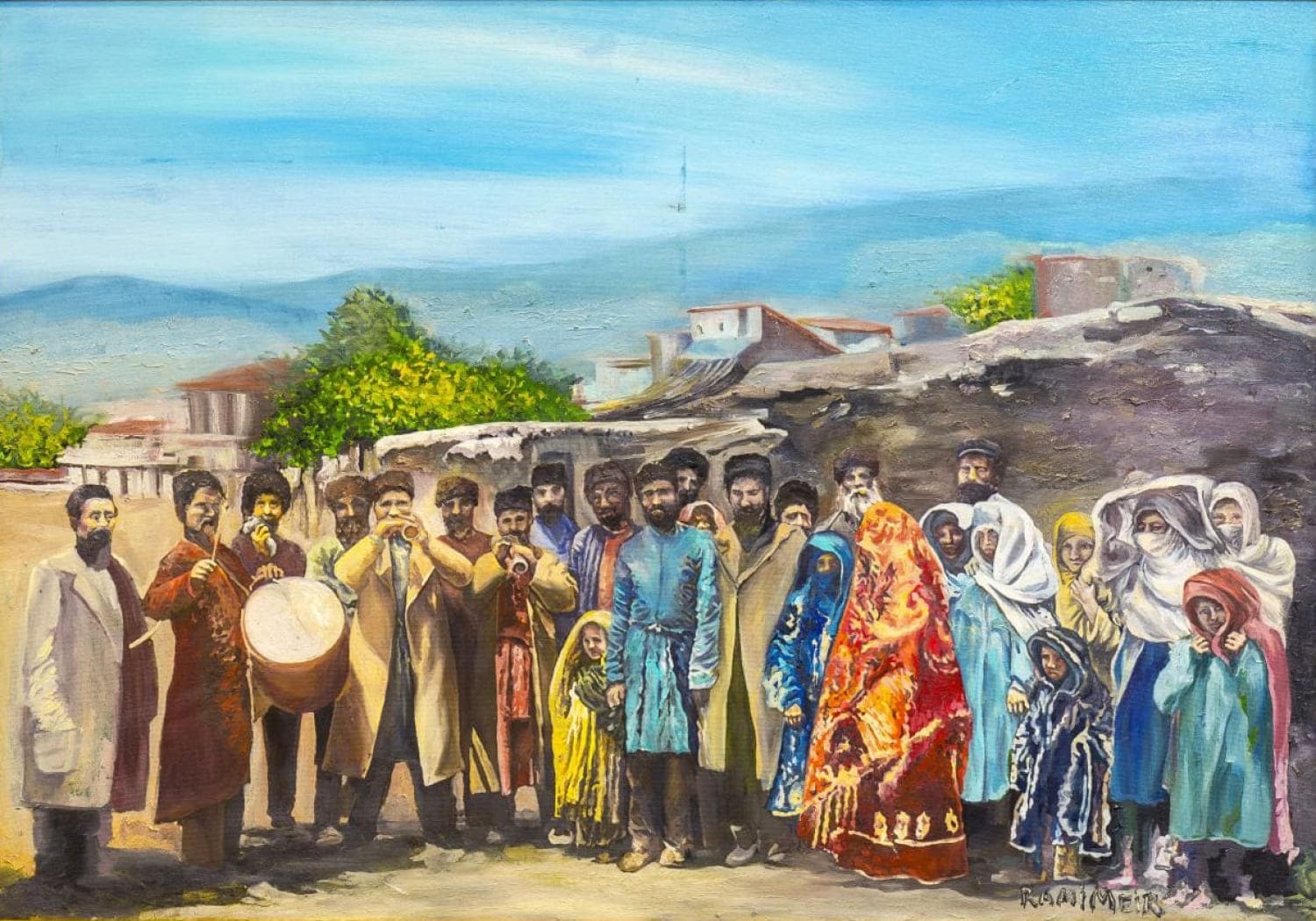 Картина Rami Meir – Свадьба в Губе