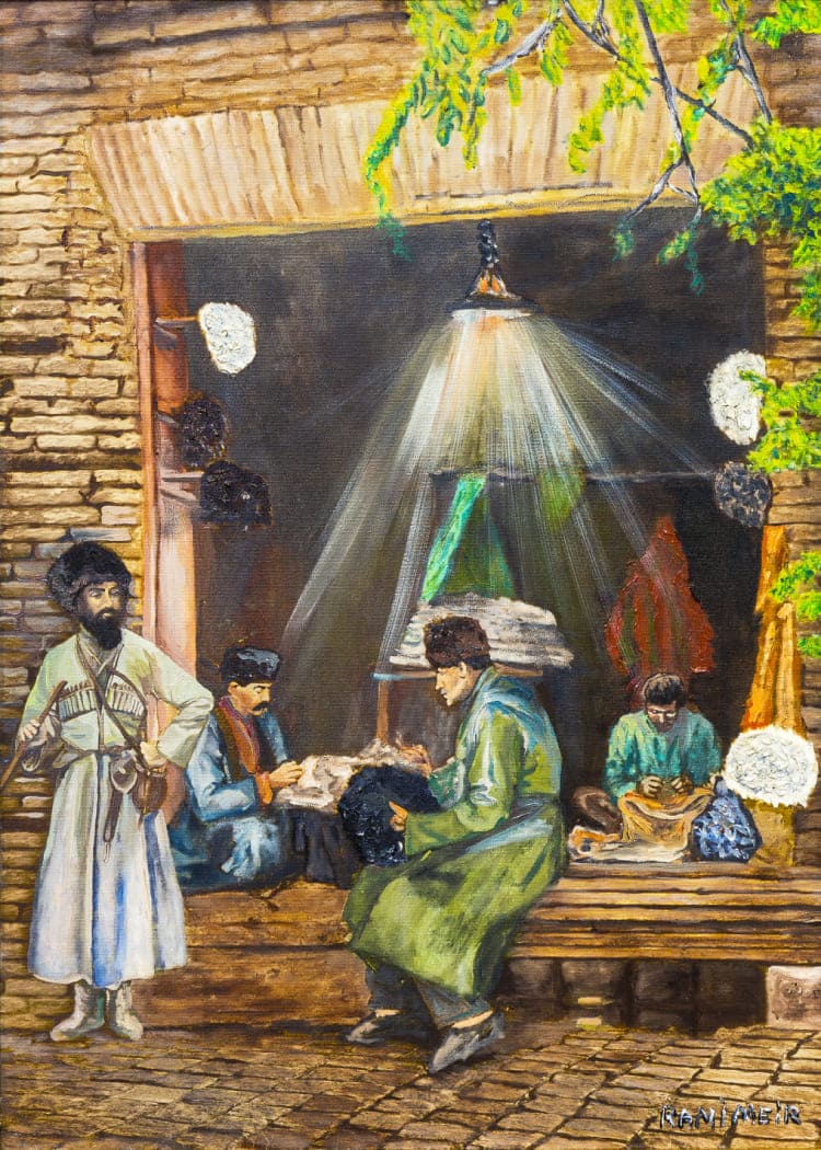 Картина Rami Meir – Мастерская в старом Баку