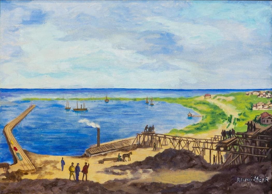 Картина Rami Meir – Берег Каспия XVII в.