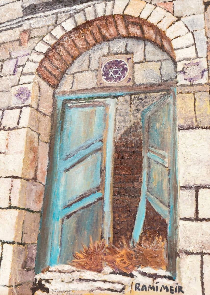 Картина Rami Meir – Старая синагога в горах Кавказа