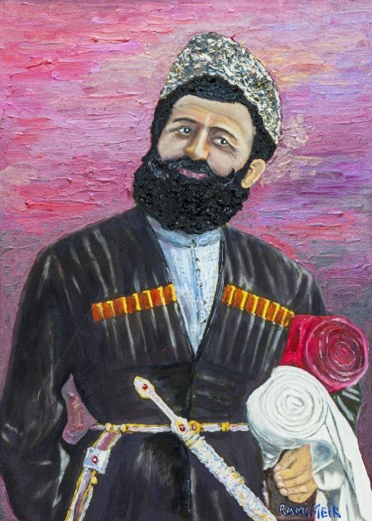 Картина Rami Meir – Кавказский торговец тканями