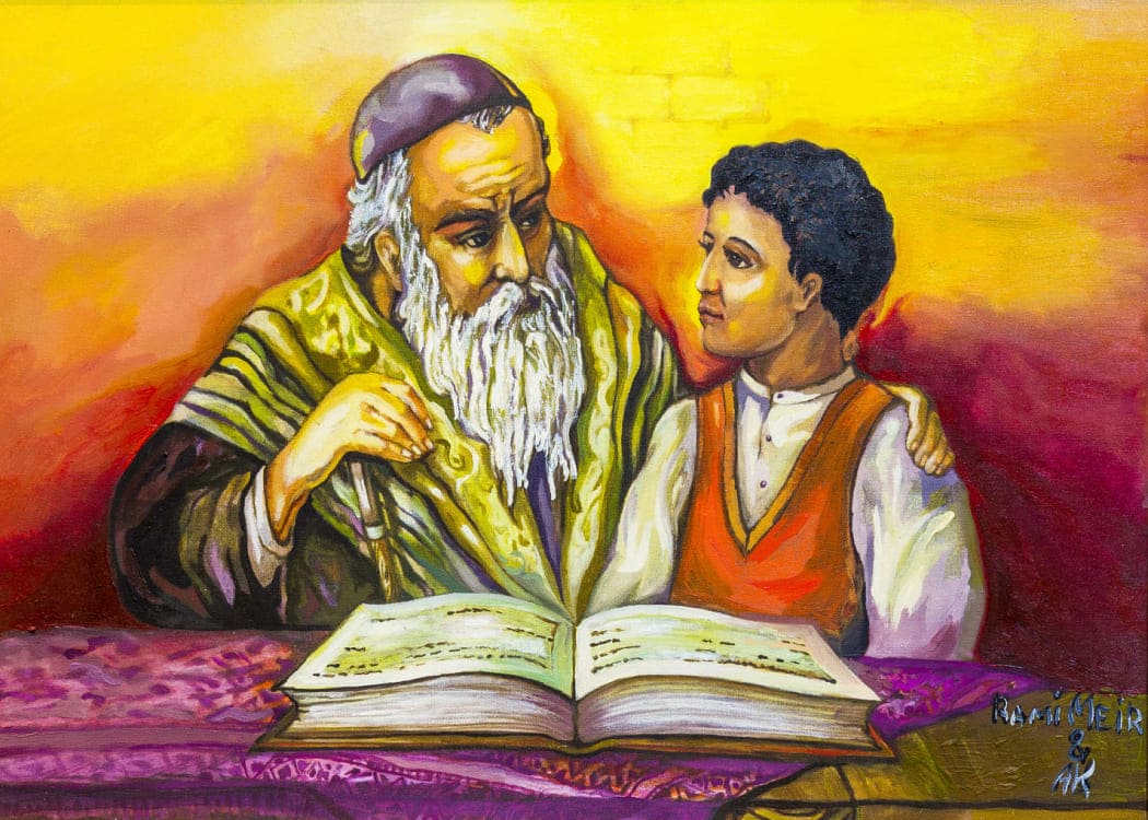 Картина Rami Meir – מתכוננים לבר מצווה