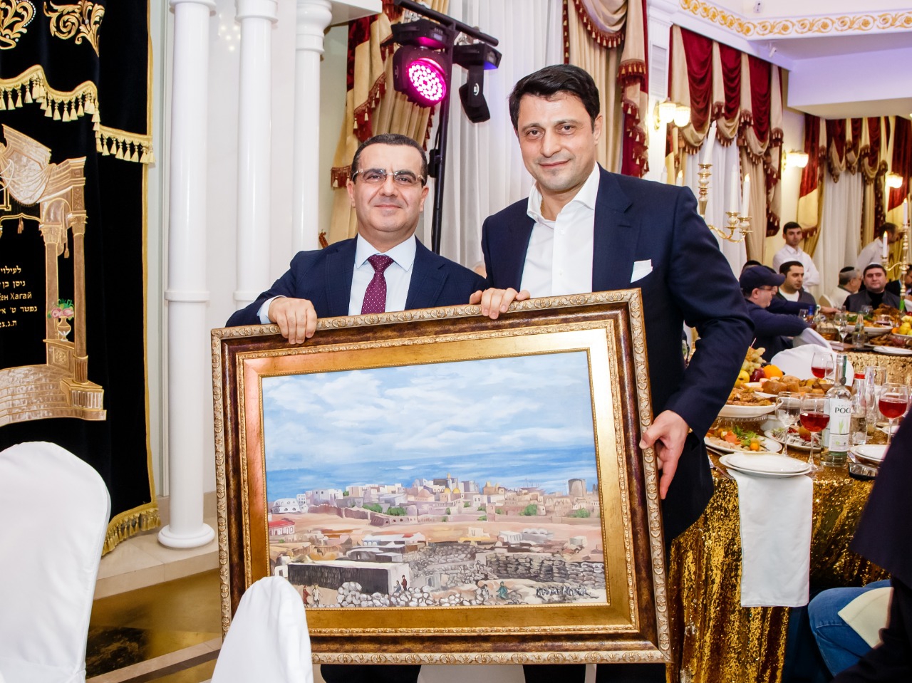 Картина Рами Меира куплена на праздничном вечере, посвященному Хануке